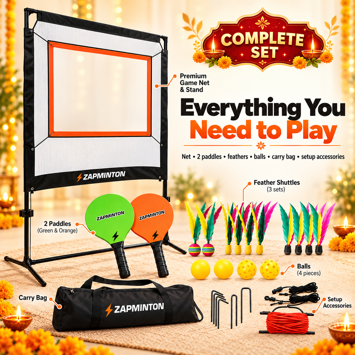 Zapminton Complete Set