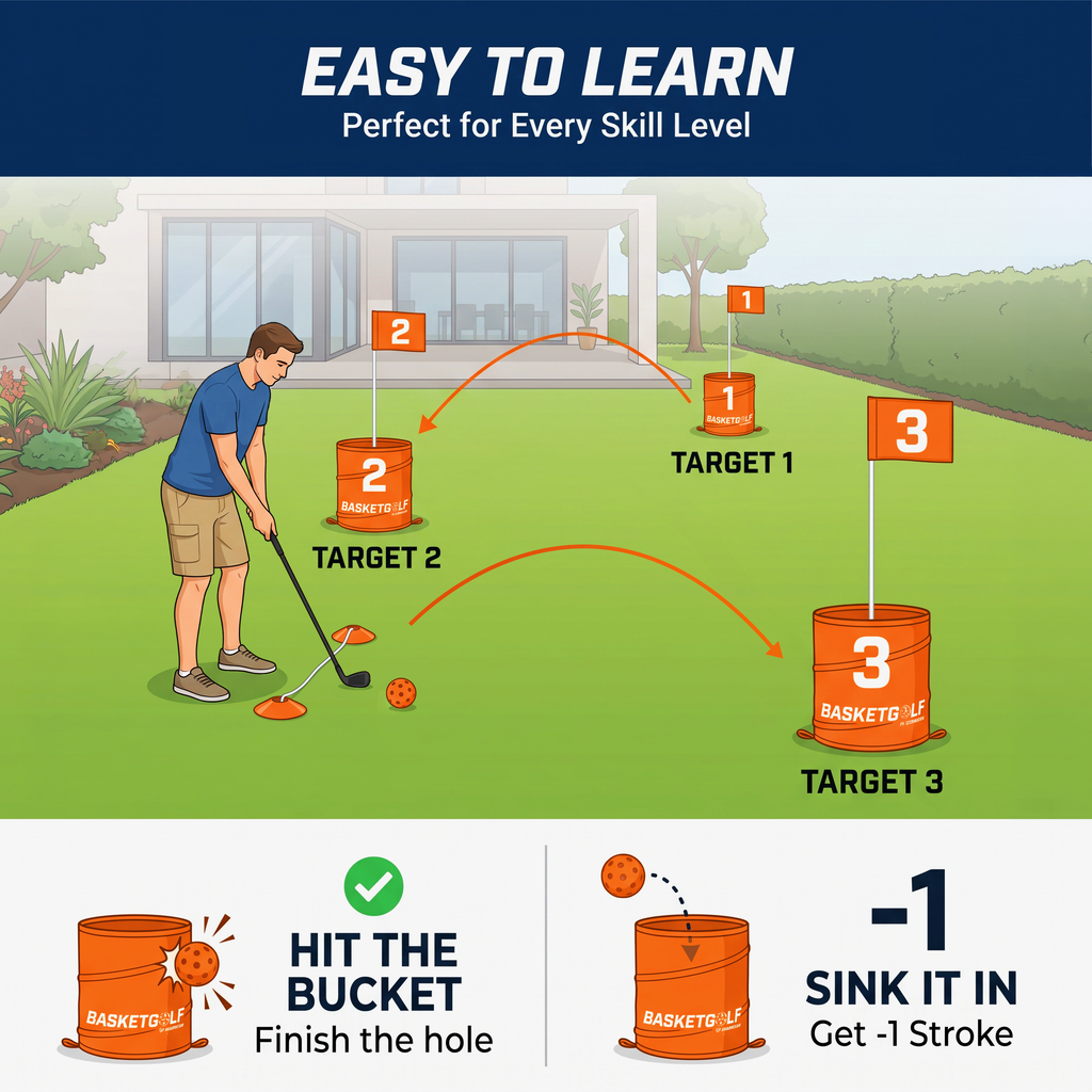 BasketGolf 6 Hole Bundle